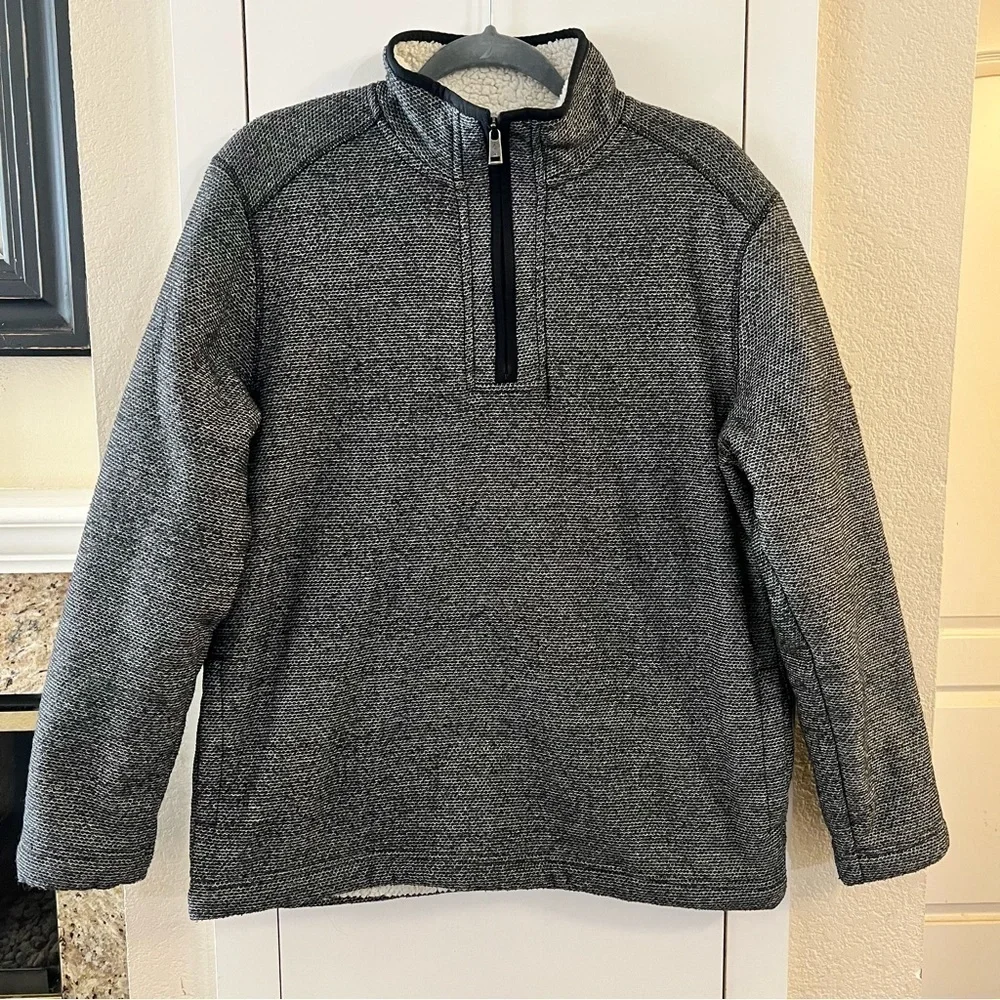 Orvis Men's Brighton Quarter Zip Sweater Size Medium